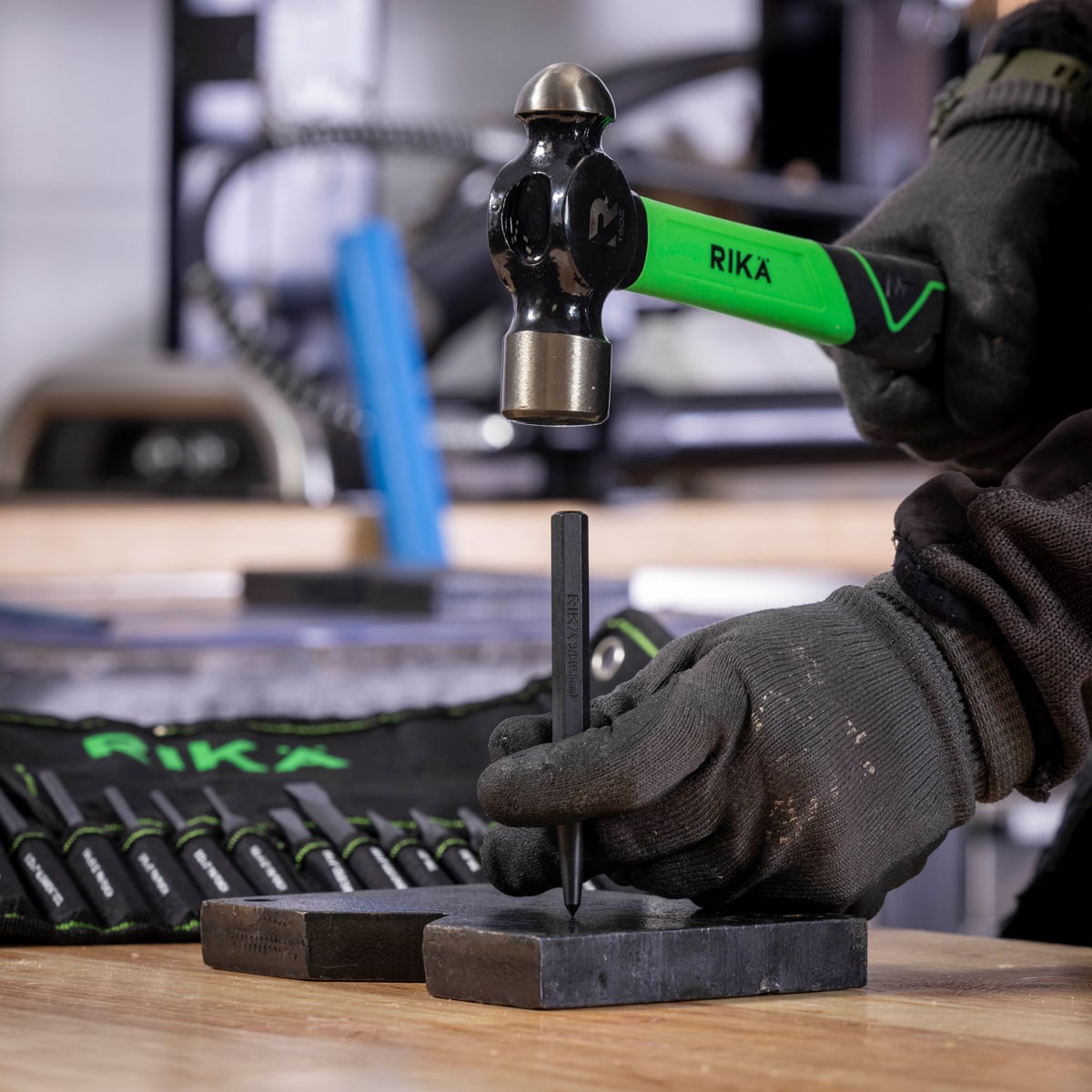 Rikä 14pc Centre Pin Punch and Chisel Set